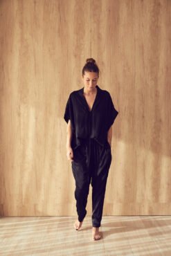 BLUSA TAUPE NEGRO - Imagen 3