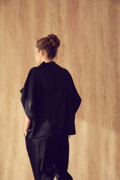 BLUSA TAUPE NEGRO - Imagen 2